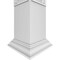 Ekena Millwork Craftsman Classic Square Non-Tapered Gypsum Fretwork Column w/ Crown Capital & Crown Base CC1210ENGYPCRCR - alternate 2